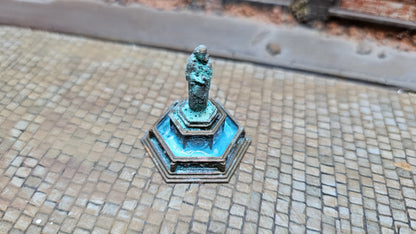 Brunnen "Maria" Denkmal Bronze Kupfer - Spur H0 (1:87) oder Spur N (1:160)