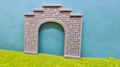 Tunneleinfahrt "gemauert" 87x76mm für Spur N