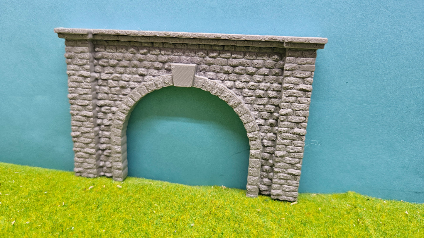 Tunneleinfahrt XL "Eingleisig" in Steinoptik für Spur N