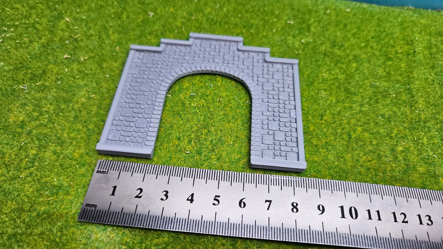 Tunneleinfahrt "gemauert" 87x76mm für Spur N