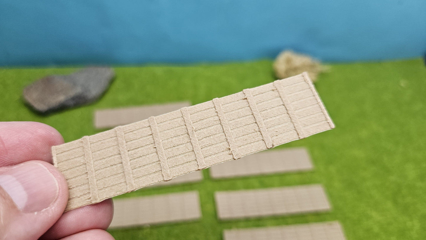 10 Stück Sichtschutzzaun Holzzaun im Holzlook