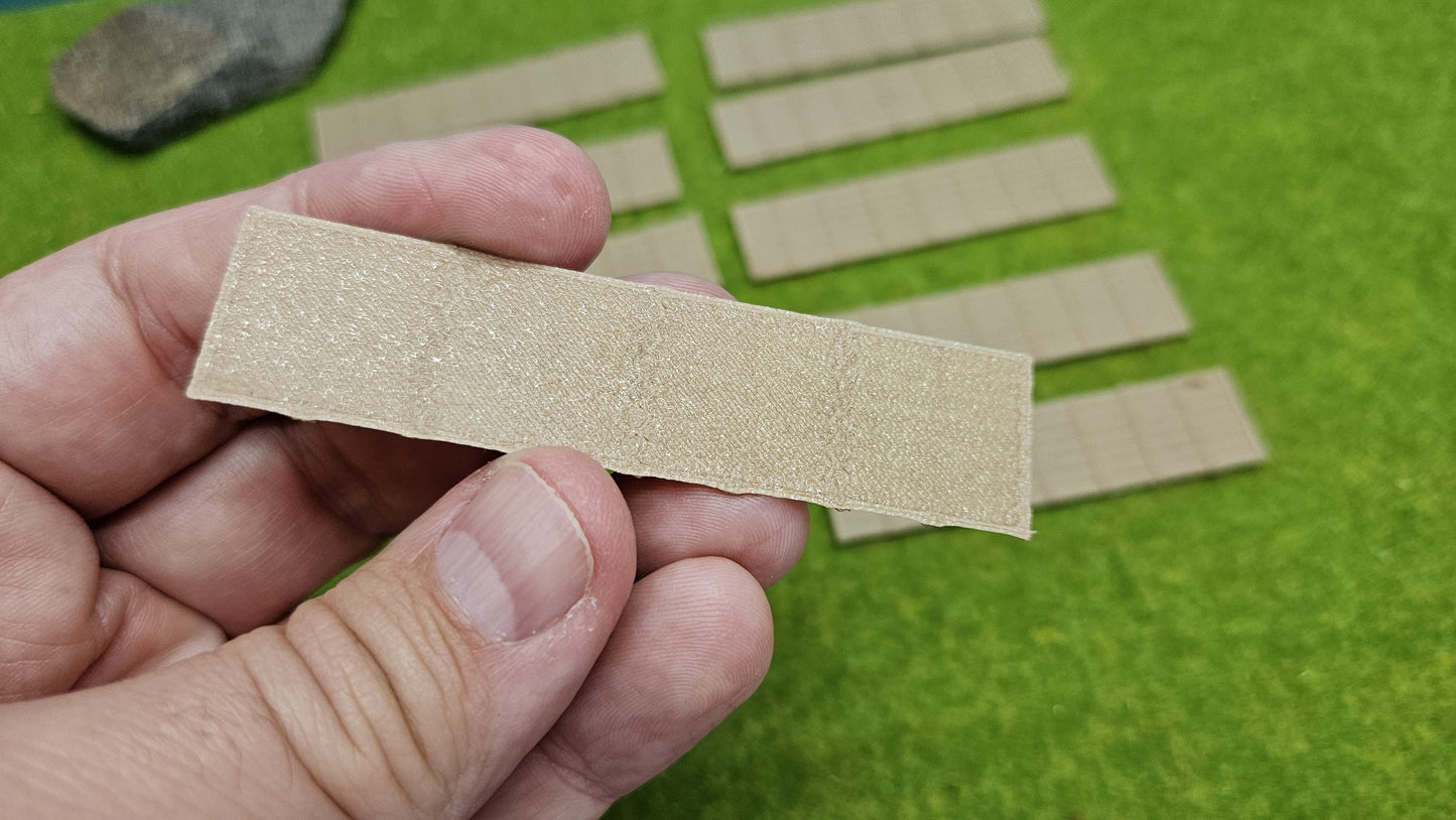 10 Stück Sichtschutzzaun Holzzaun im Holzlook