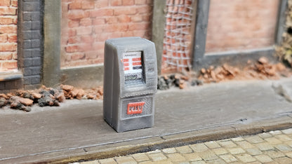 Geldautomat Bankautomat ATM inkl. Aufkleber für Spur H0