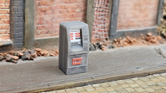 Geldautomat Bankautomat ATM inkl. Aufkleber für Spur H0