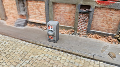 Geldautomat Bankautomat ATM inkl. Aufkleber für Spur H0