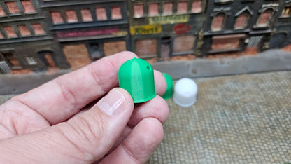 4x Glascontainer Glas Container für Altglas weiß+grün