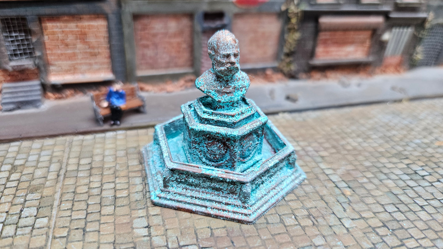 "Franz Josef" Denkmal Bronze Kupfer Brunnen - passt zu diversen Maßstäben