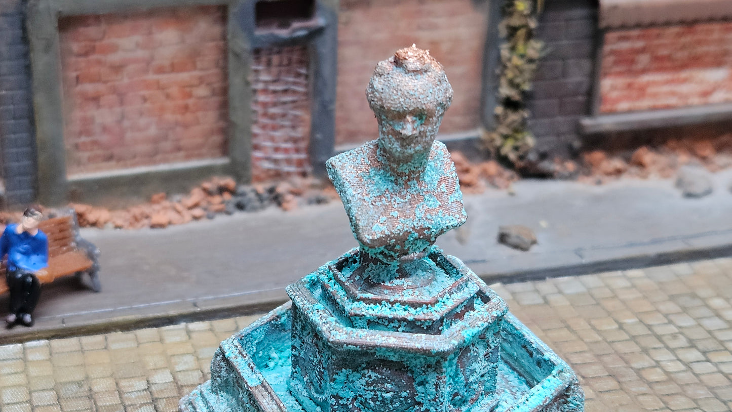 "Goethe" Denkmal Bronze Kupfer Brunnen - passt zu diversen Maßstäben