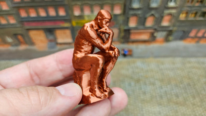 "Der Denker" Denkmal Bronze Kupfer Statue - passt zu diversen Maßstäben