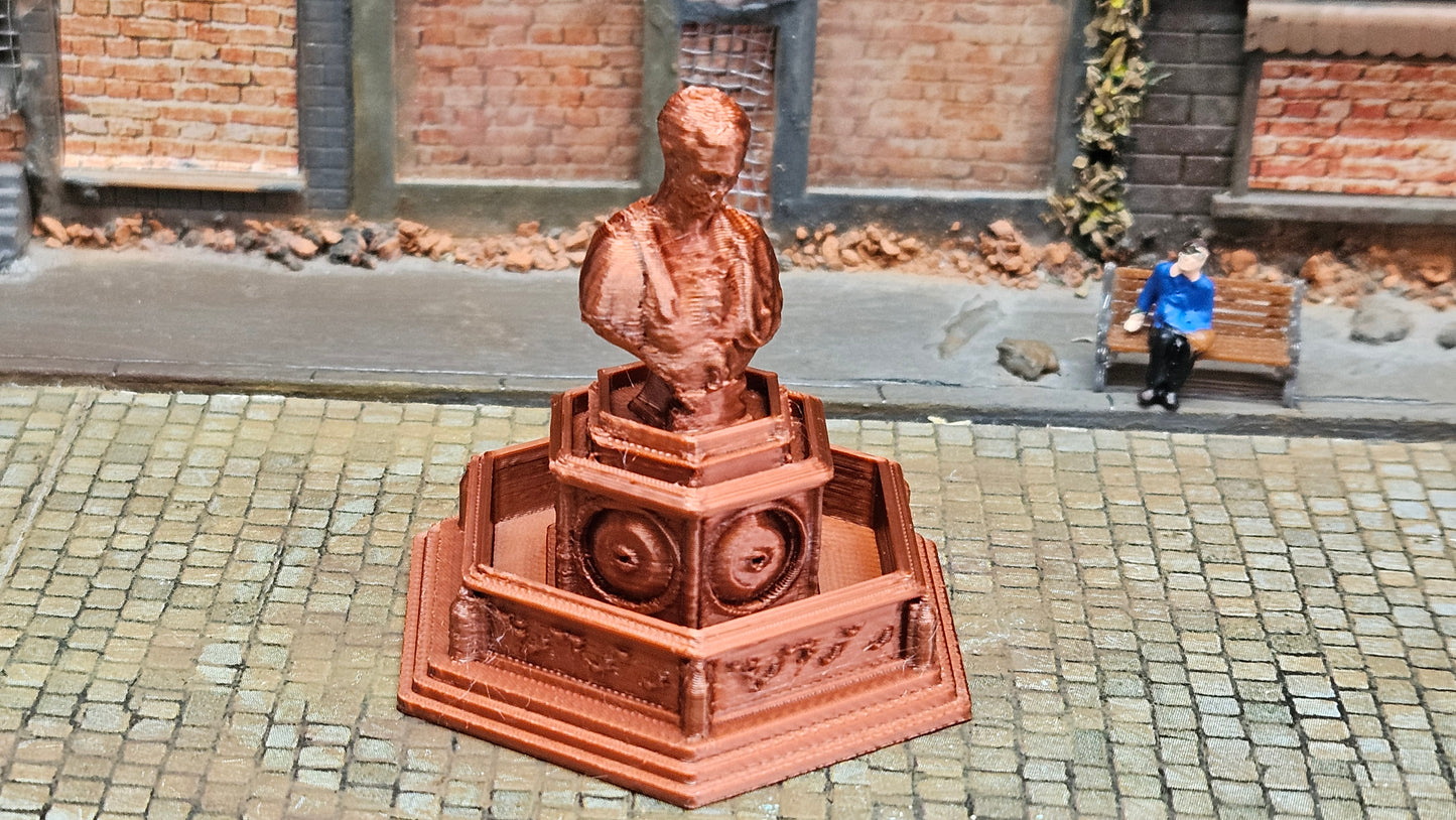 "Caesar" Denkmal Bronze Kupfer Brunnen - passt zu diversen Maßstäben