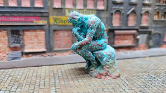 "Der Denker" Denkmal Bronze Kupfer Statue - passt zu diversen Maßstäben