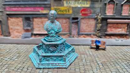 "Caesar" Denkmal Bronze Kupfer Brunnen - passt zu diversen Maßstäben