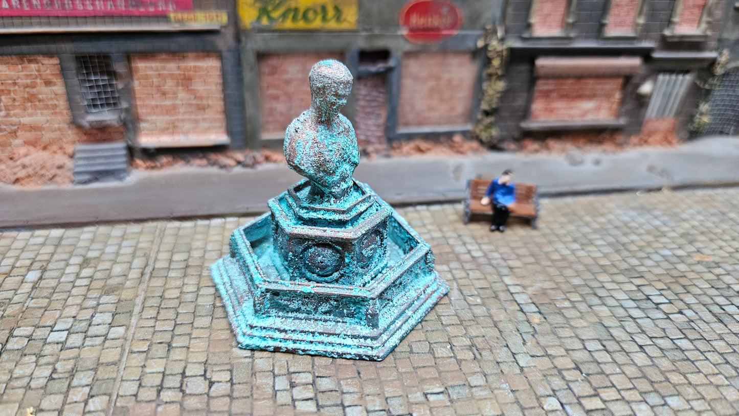 "Caesar" Denkmal Bronze Kupfer Brunnen - passt zu diversen Maßstäben