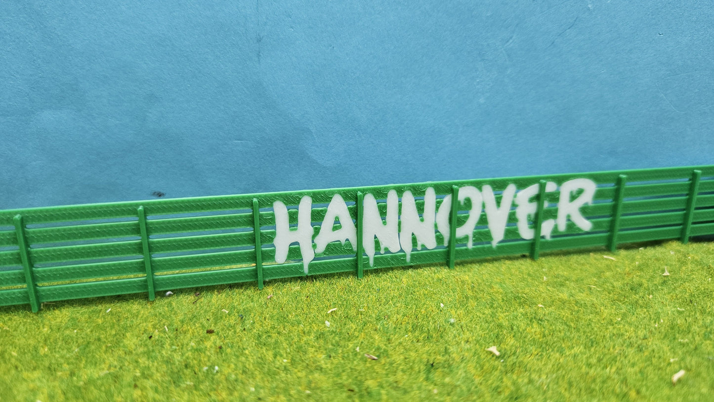 Sichtschutzzaun Hamburg, Wolfsburg, Bremen uvm - Fussball Fan Graffiti