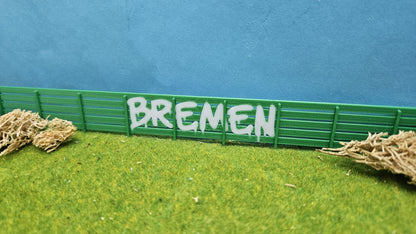 Sichtschutzzaun Hamburg, Wolfsburg, Bremen uvm - Fussball Fan Graffiti