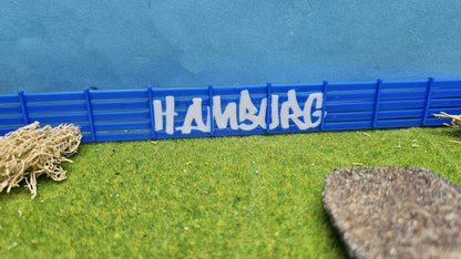 Sichtschutzzaun Hamburg, Wolfsburg, Bremen uvm - Fussball Fan Graffiti