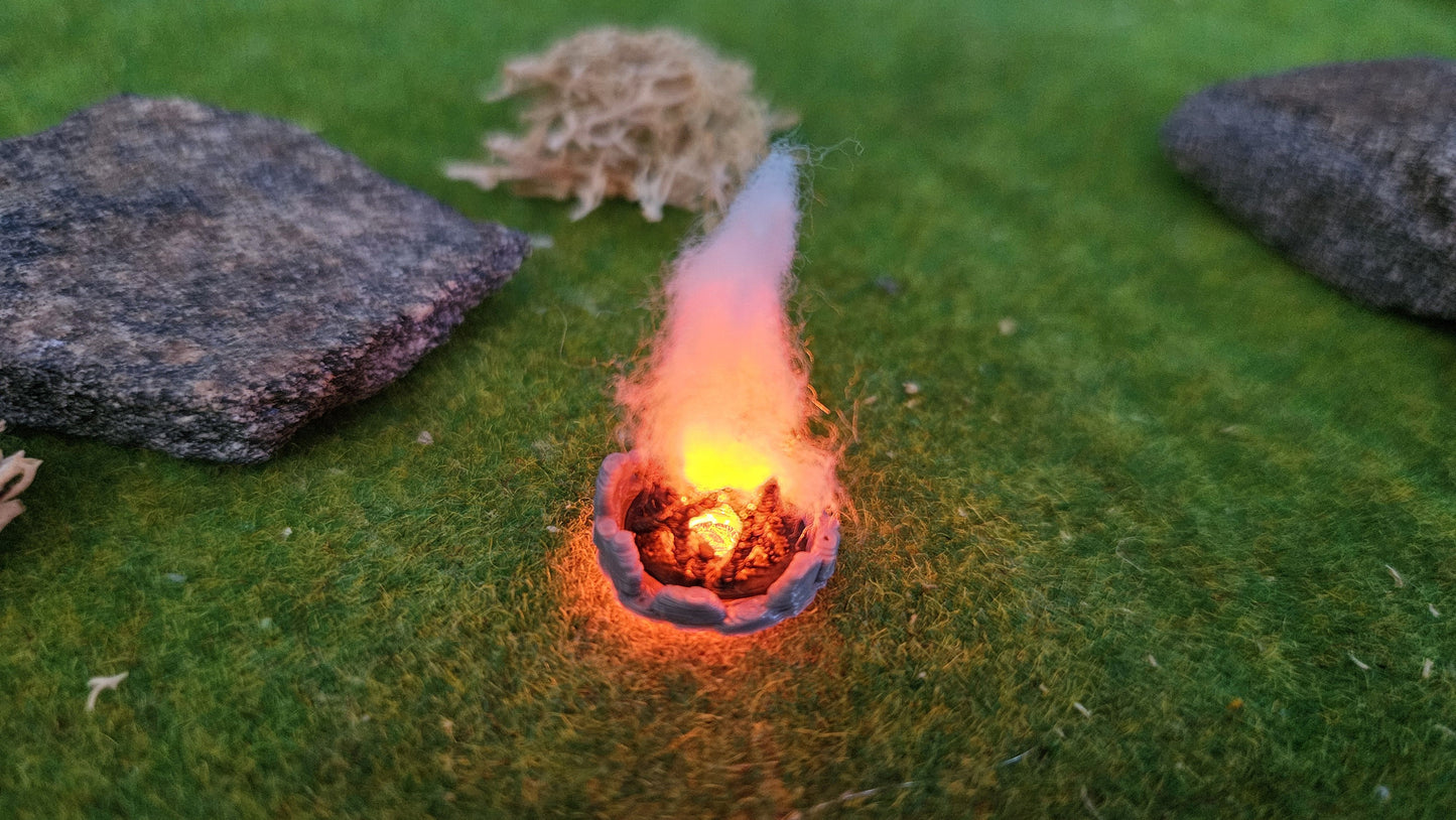 Lagerfeuer mit spezieller Feuer-LED (Spur Z)