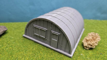 Quonsetbaracke Feldunterstand  Wellblechhalle  Militär Diorama Gebäude WW2  Lagerhalle