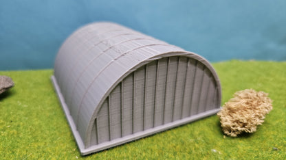 Quonsetbaracke Feldunterstand  Wellblechhalle  Militär Diorama Gebäude WW2  Lagerhalle