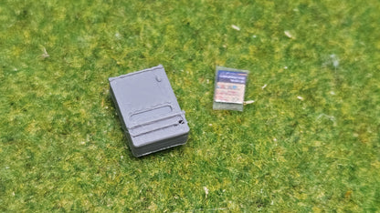 Zigarettenautomat Verkaufsautomat inkl. Aufkleber für Spur H0