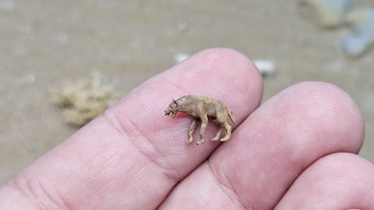 2x Hyänen Raubtiere aus Resin 1:87 (H0) - bemalt oder unbemalt