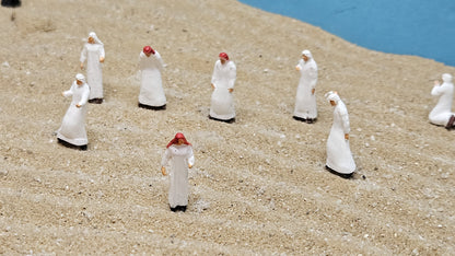 10x Scheich Figuren Saudis Scheichs Arabien - Made in Germany