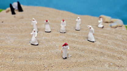 10x Scheich Figuren Saudis Scheichs Arabien - Made in Germany