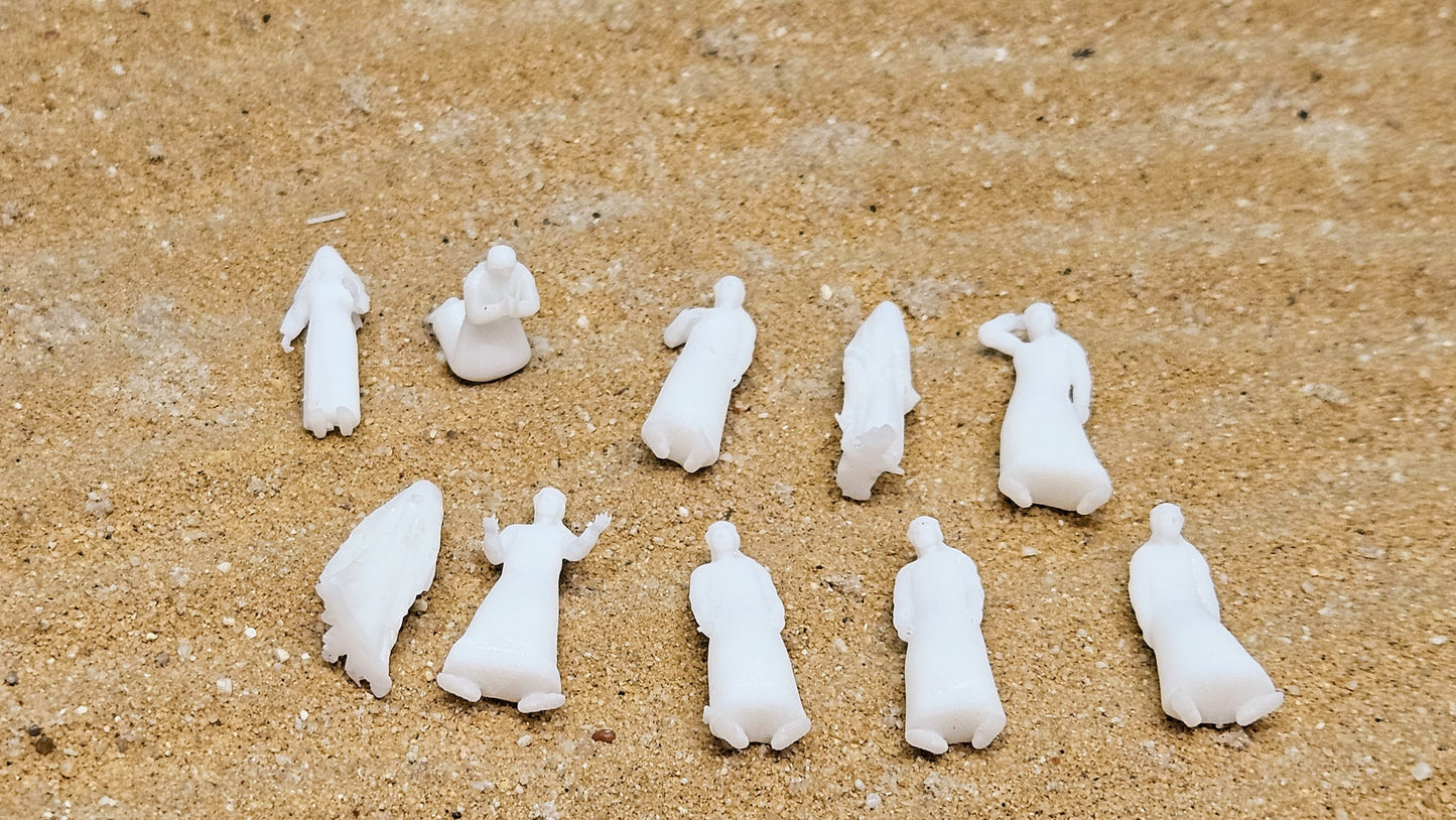 10x Scheich Figuren Saudis Scheichs Arabien - Made in Germany