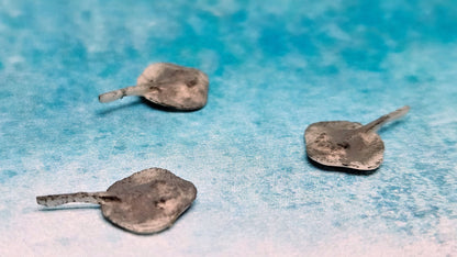 3x Stachelrochen Set aus Resin 1:87 (H0) - bemalt oder unbemalt