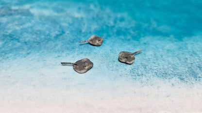 3x Stachelrochen Set aus Resin 1:87 (H0) - bemalt oder unbemalt