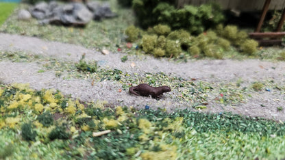 Otter / Wassermarder aus Resin 1:87 (H0) - bemalt oder unbemalt