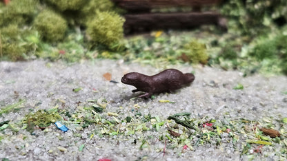 Otter / Wassermarder aus Resin 1:87 (H0) - bemalt oder unbemalt