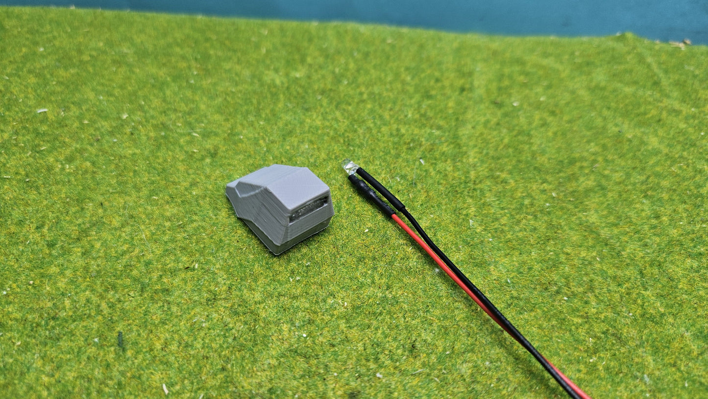 Radarfalle Blitzer Anhänger - optional mit roter Blink LED