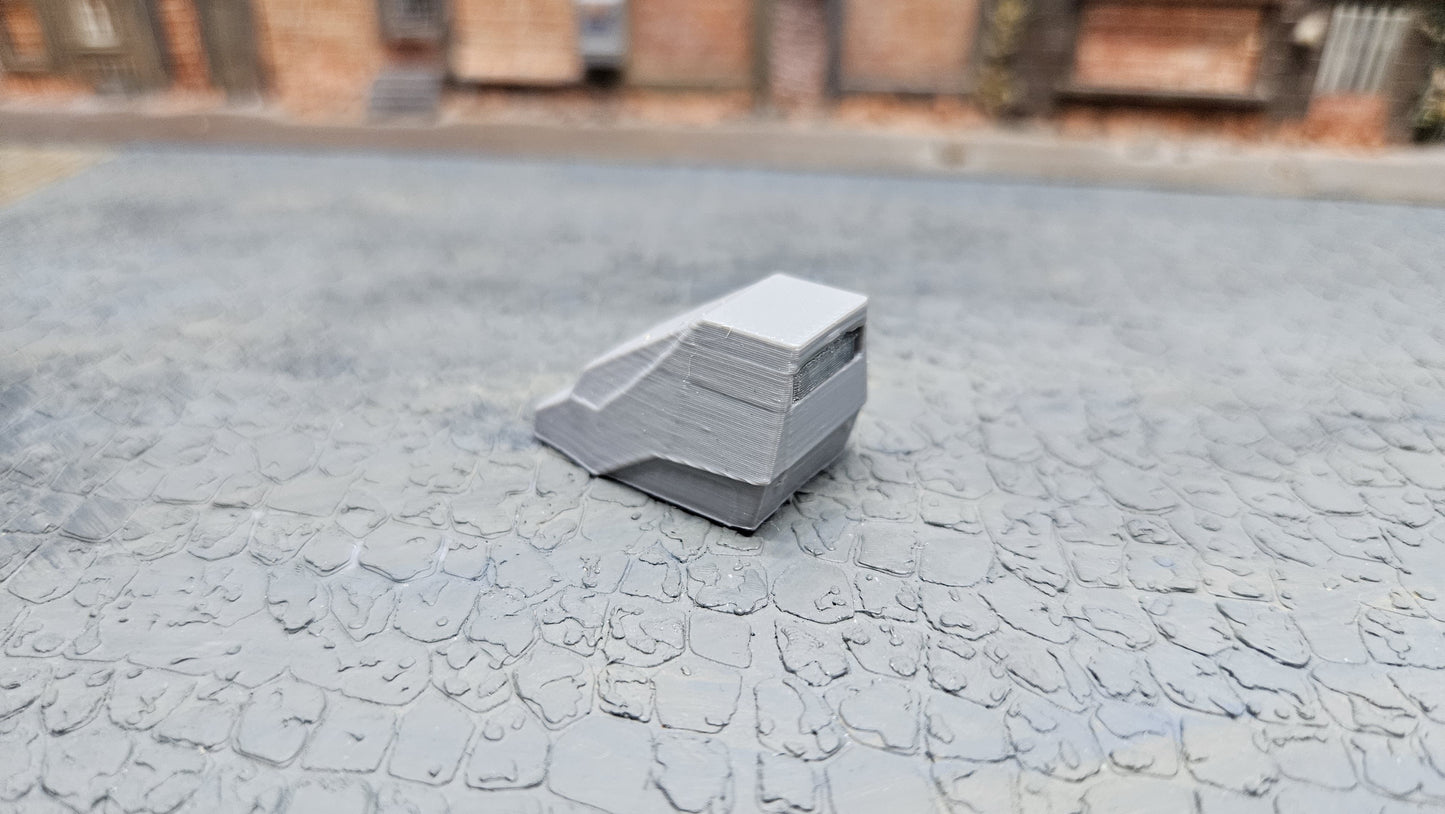 Blitzer Anhänger Radarfalle - optional mit roter Blink-LED