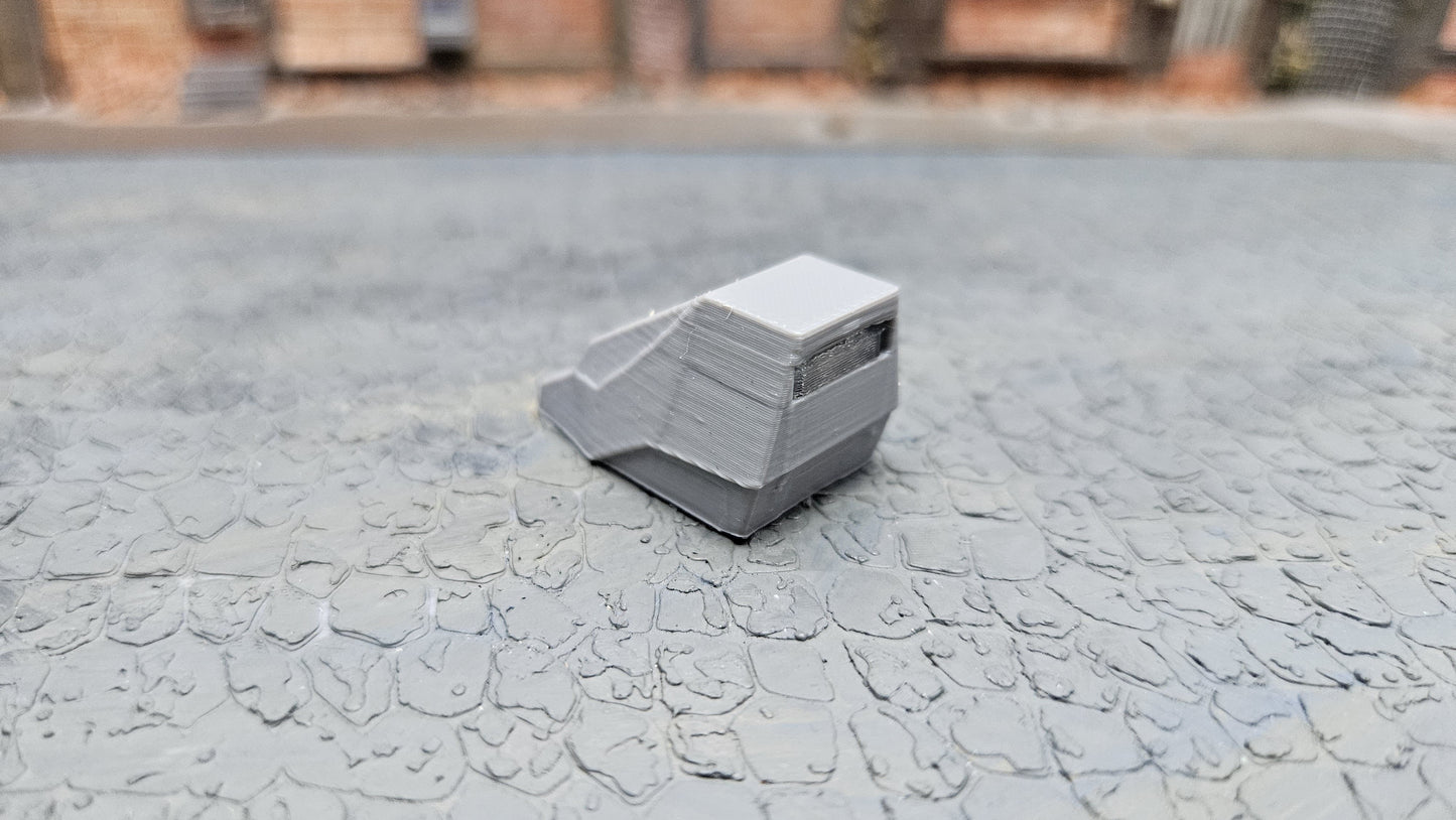 Blitzer Anhänger Radarfalle - optional mit roter Blink-LED