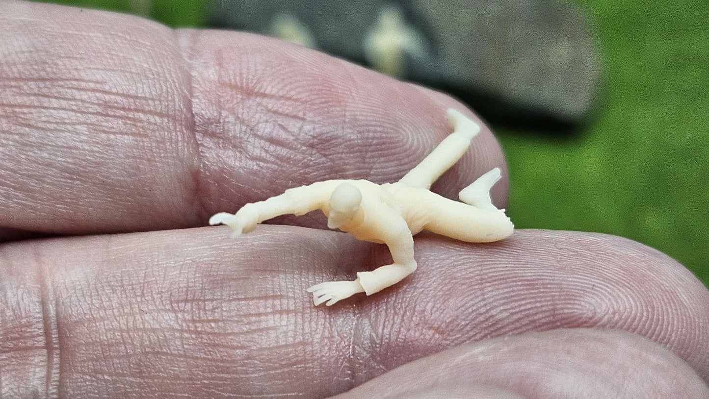 7x Zombie Set / Untote aus Resin