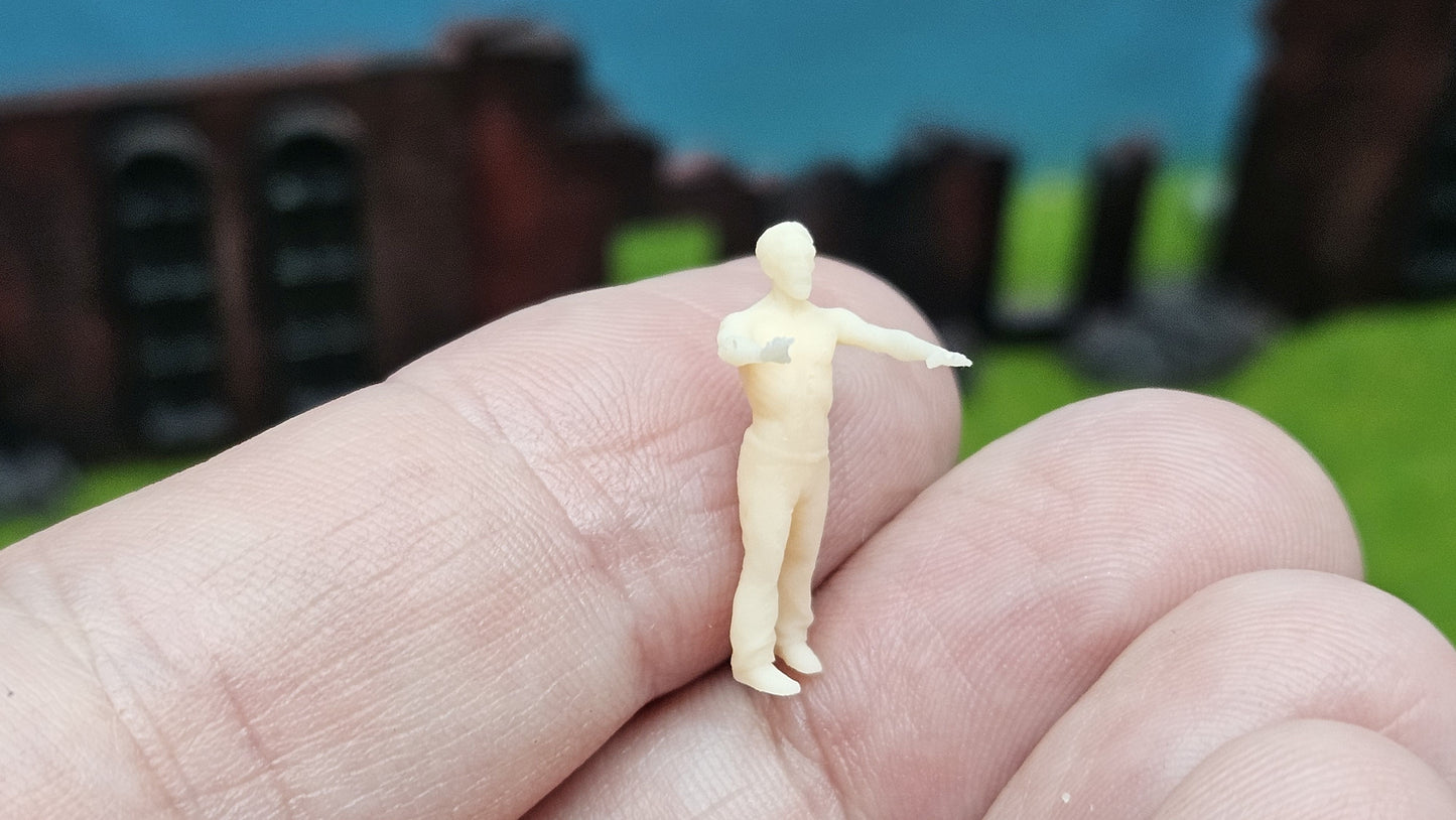 7x Zombie Set / Untote aus Resin