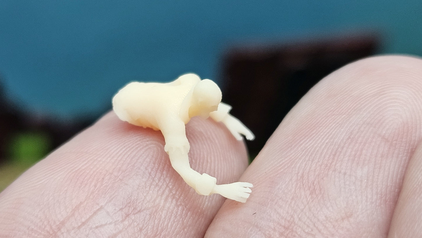 7x Zombie Set / Untote aus Resin