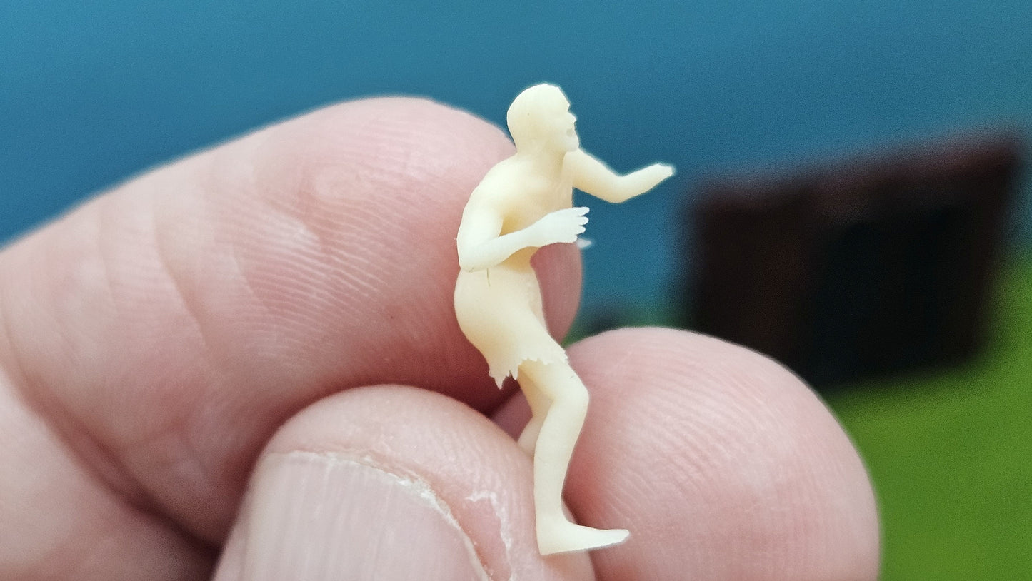 7x Zombie Set / Untote aus Resin