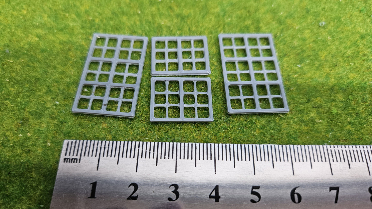 Diverse Fenster Sets für H0 (1:87) Gebäude, Häuser usw.