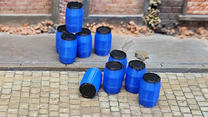 Mehrfabige Kunststofffässer Chemiefässer als Ladegut