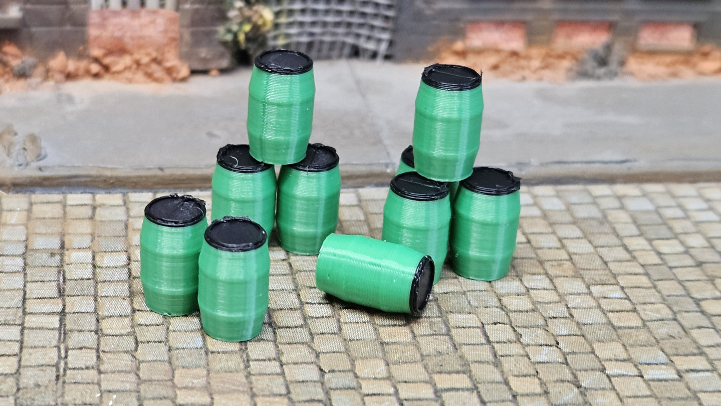 Mehrfabige Kunststofffässer Chemiefässer als Ladegut