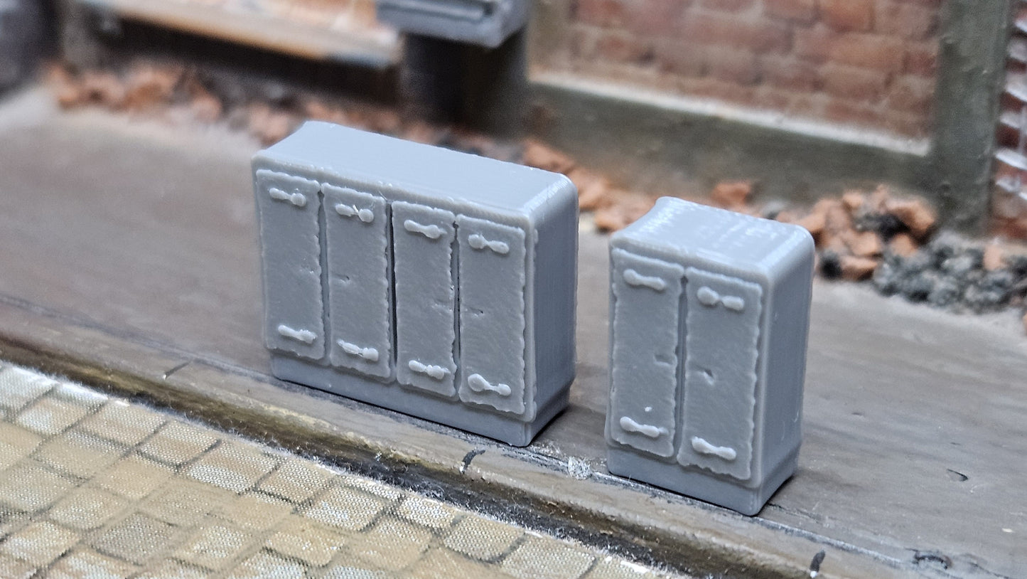 2x / 4x Verteilerkasten Telefonkasten Strom Schaltschrank Set