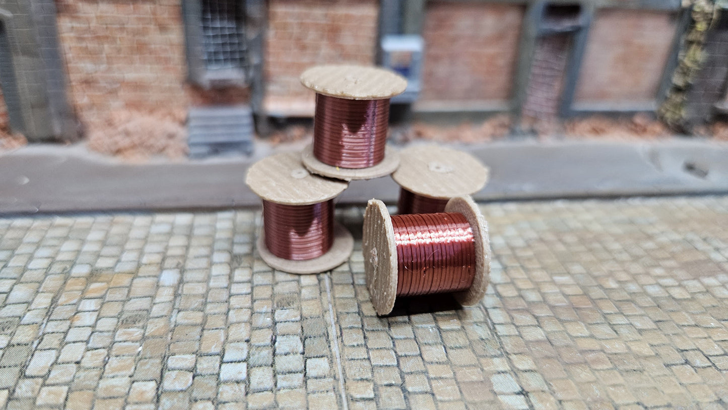 1x oder 4x Kabeltrommel "Kupfer" als Ladegut