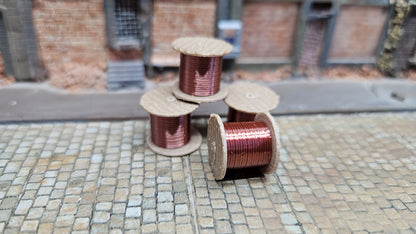 1x oder 4x Kabeltrommel "Kupfer" als Ladegut