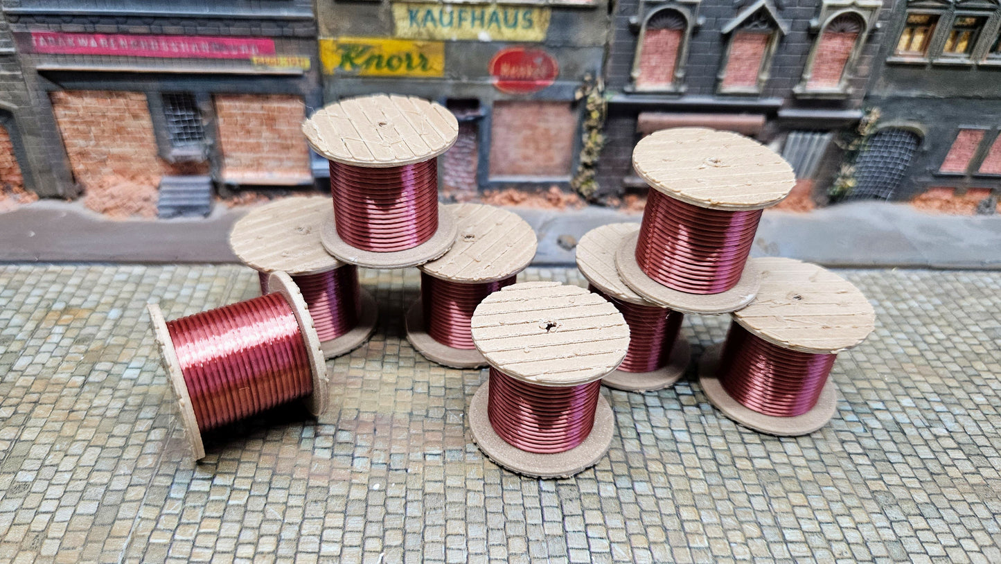 1x oder 4x Kabeltrommel "Kupfer" als Ladegut