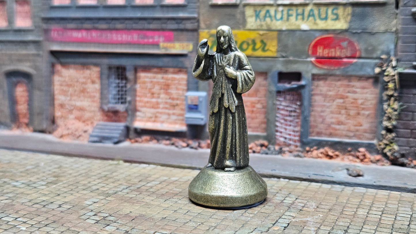 "Jesus" Metallstatue Denkmal Bronze Kupfer - passt zu diversen Maßstäben