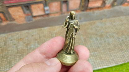 "Jesus" Metallstatue Denkmal Bronze Kupfer - passt zu diversen Maßstäben