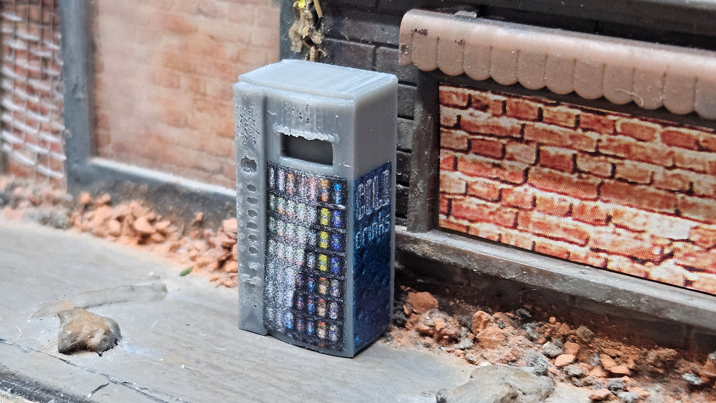 Getränkeautomat Verkaufsautomat inkl. Aufkleber für Spur H0