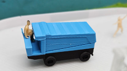 Zamboni / Eishockey-Eisflächenpflegefahrzeug 1:87 (H0) oder 1:160 (Spur N)